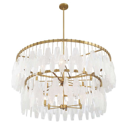 Minka Lavery Willow 14 Light 45" Wide Multi Light Pendant with Frosted Glass Shades