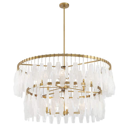Minka Lavery Willow 14 Light 45" Wide Multi Light Pendant with Frosted Glass Shades