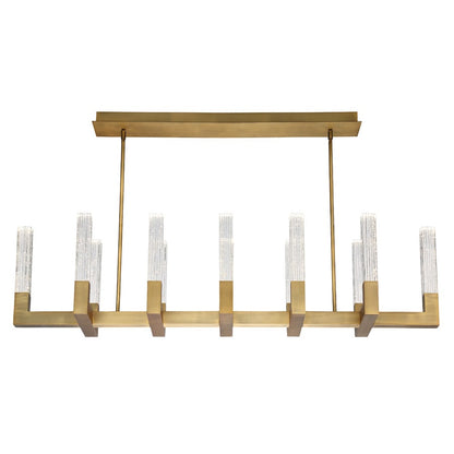 Modern Forms Cinema 12 Light 54" Wide Integrated LED Linear Chandelier