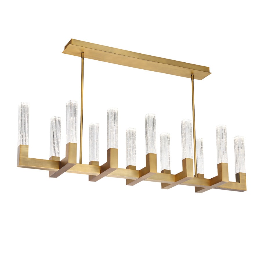 Modern Forms Cinema 12 Light 54" Wide Integrated LED Linear Chandelier