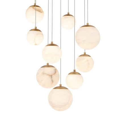 Modern Forms Pisces 9 Light 17" Wide LED Multi Light Pendant