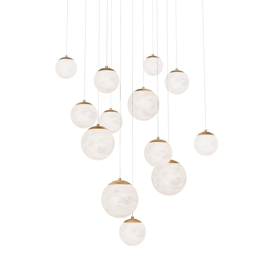 Modern Forms Pisces 13 Light 20" Wide LED Multi Light Pendant