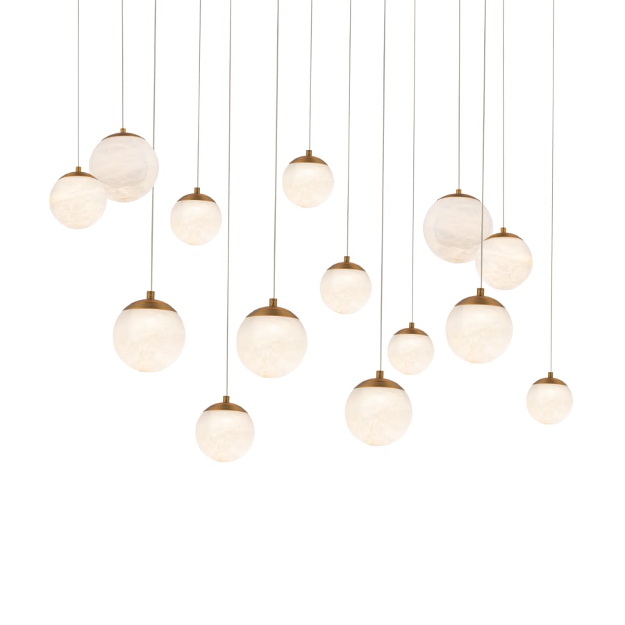Modern Forms Pisces 14 Light 10" Wide LED Linear Pendant