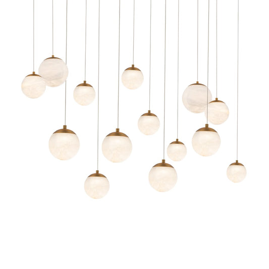 Modern Forms Pisces 14 Light 10" Wide LED Linear Pendant