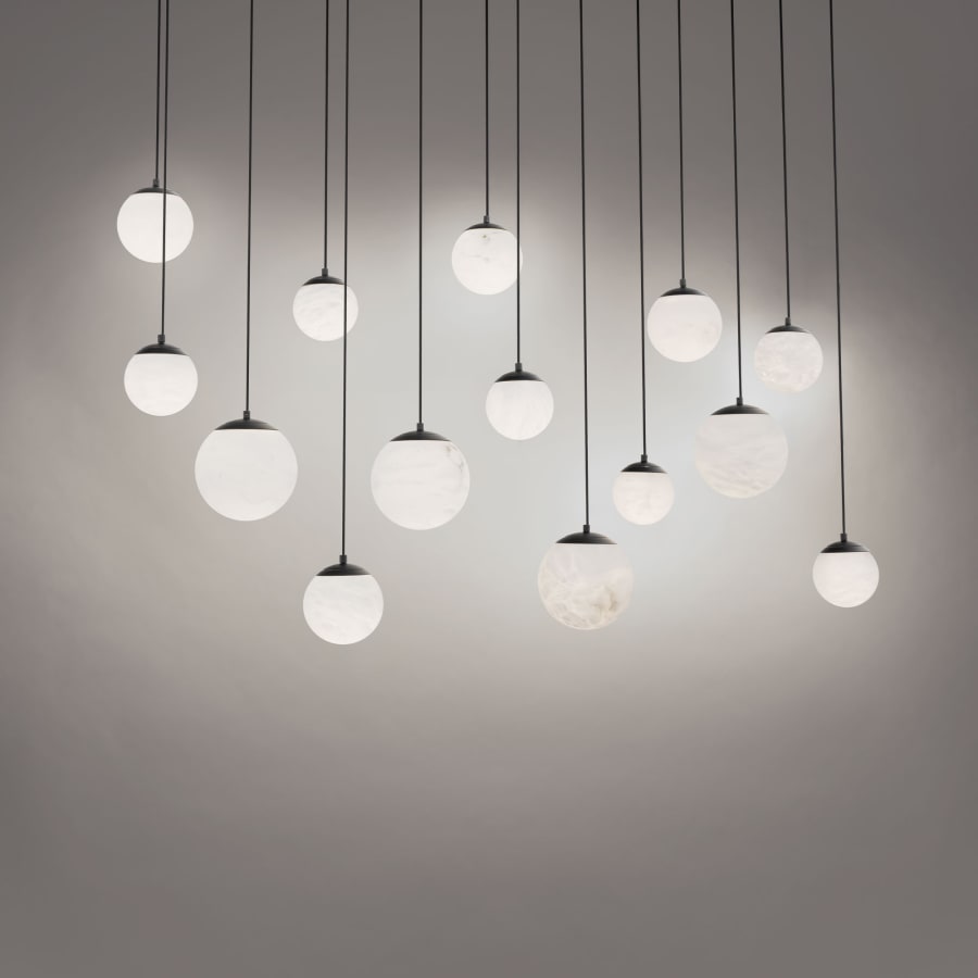 Modern Forms Pisces 14 Light 10" Wide LED Linear Pendant