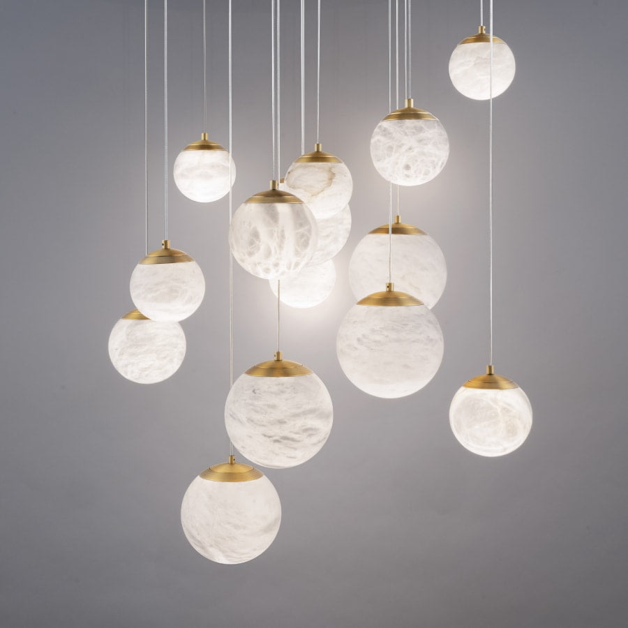 Modern Forms Pisces 15 Light 23" Wide LED Multi Light Pendant
