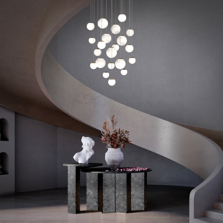 Modern Forms Pisces 21 Light 26" Wide LED Multi Light Pendant