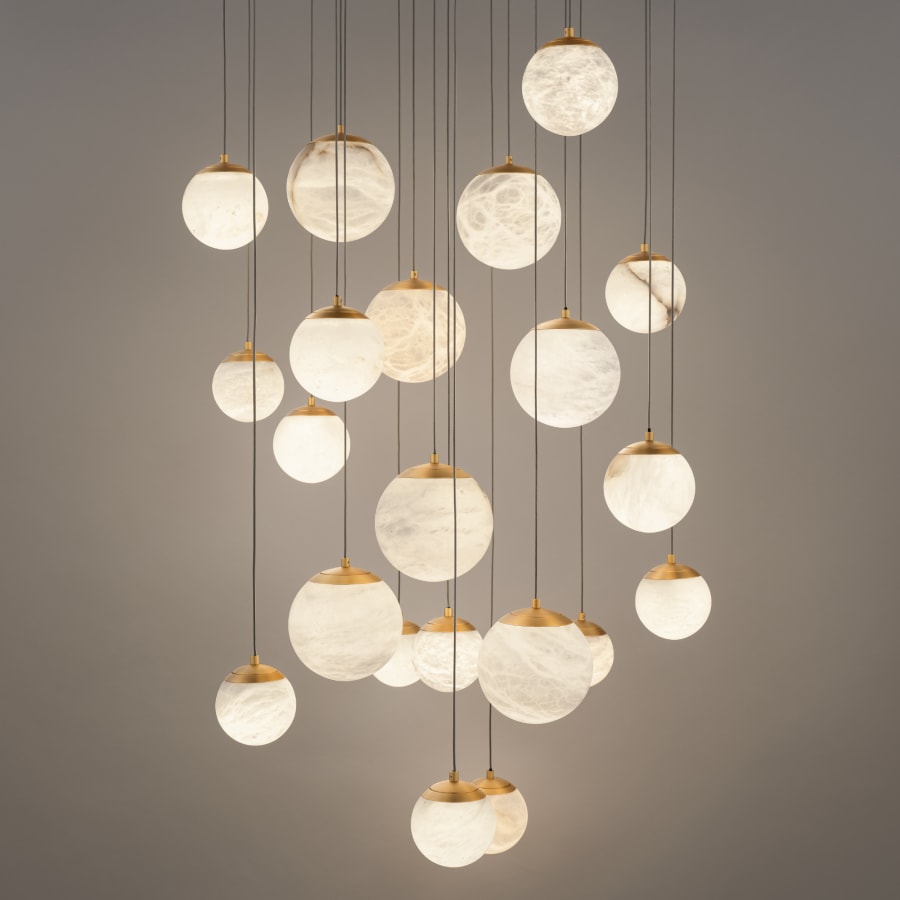 Modern Forms Pisces 21 Light 26" Wide LED Multi Light Pendant