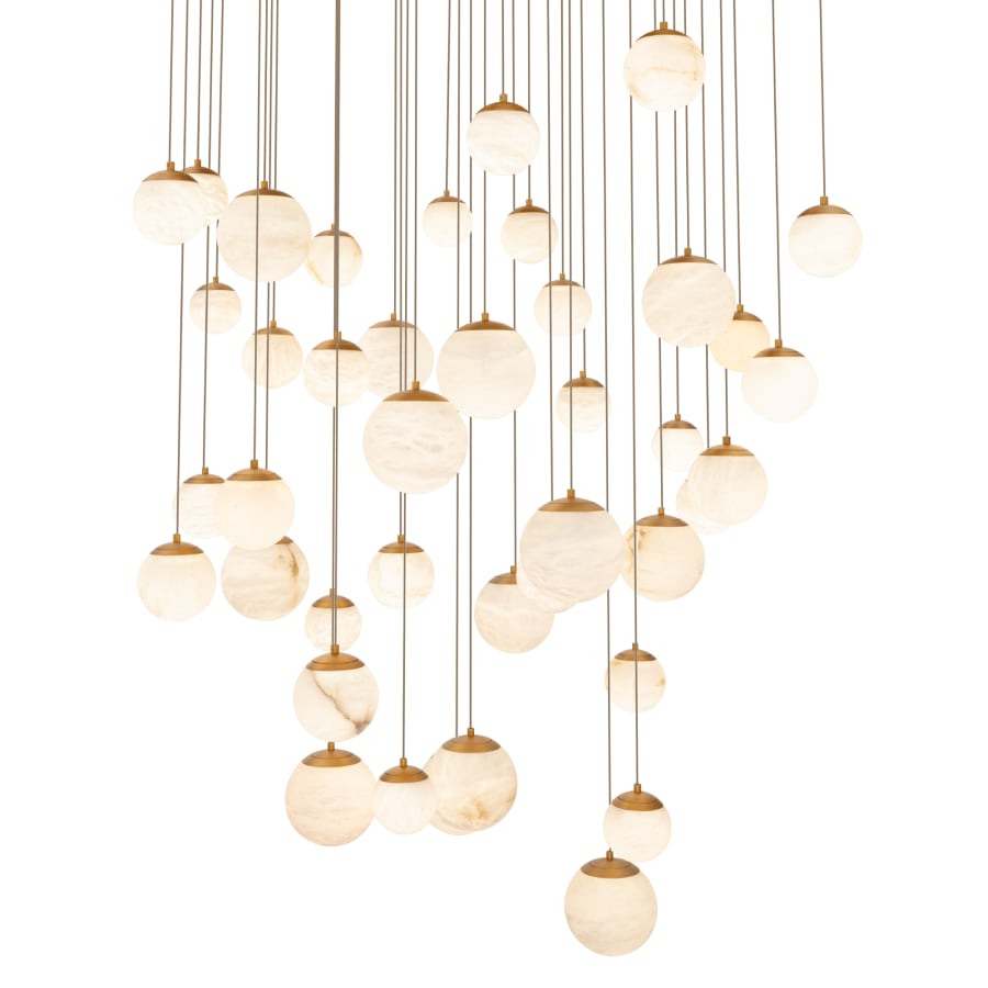 Modern Forms Pisces 41 Light 36" Wide LED Multi Light Pendant