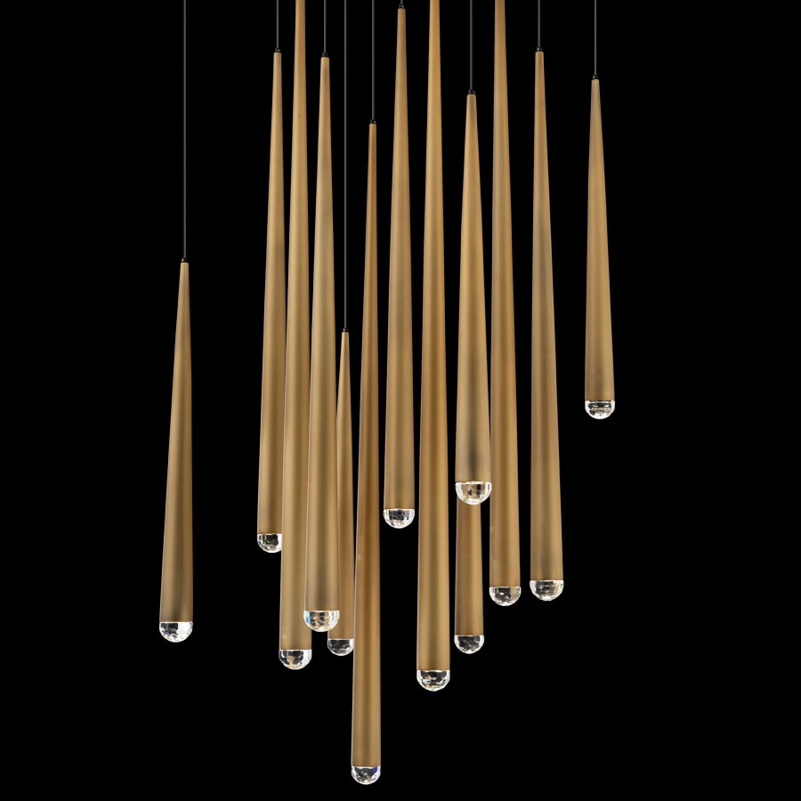 Modern Forms Cascade 13 Light 20" Wide LED Crystal Multi Light Pendant