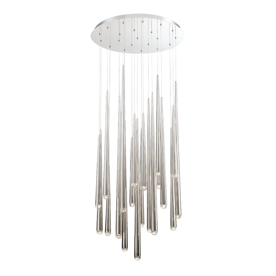Modern Forms Cascade 26" Wide LED Suspended Pendant with K-2 Hand Cut Clear Crystal Shade