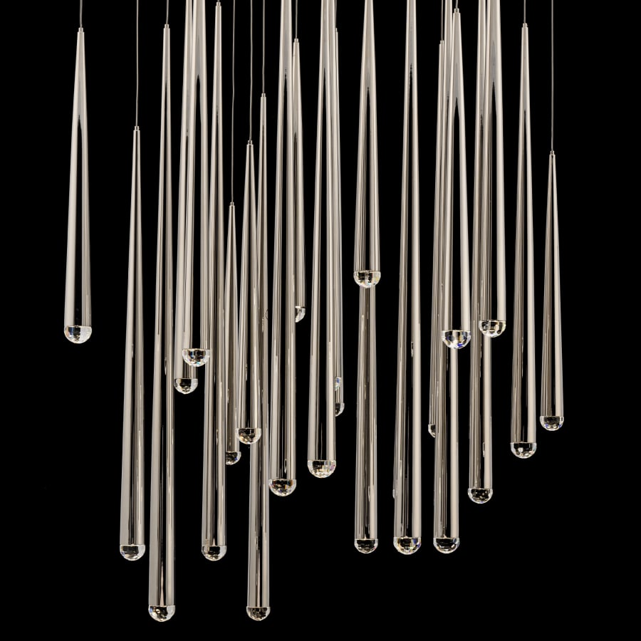 Modern Forms Cascade 25 Light 28" Wide LED Crystal Multi Light Pendant