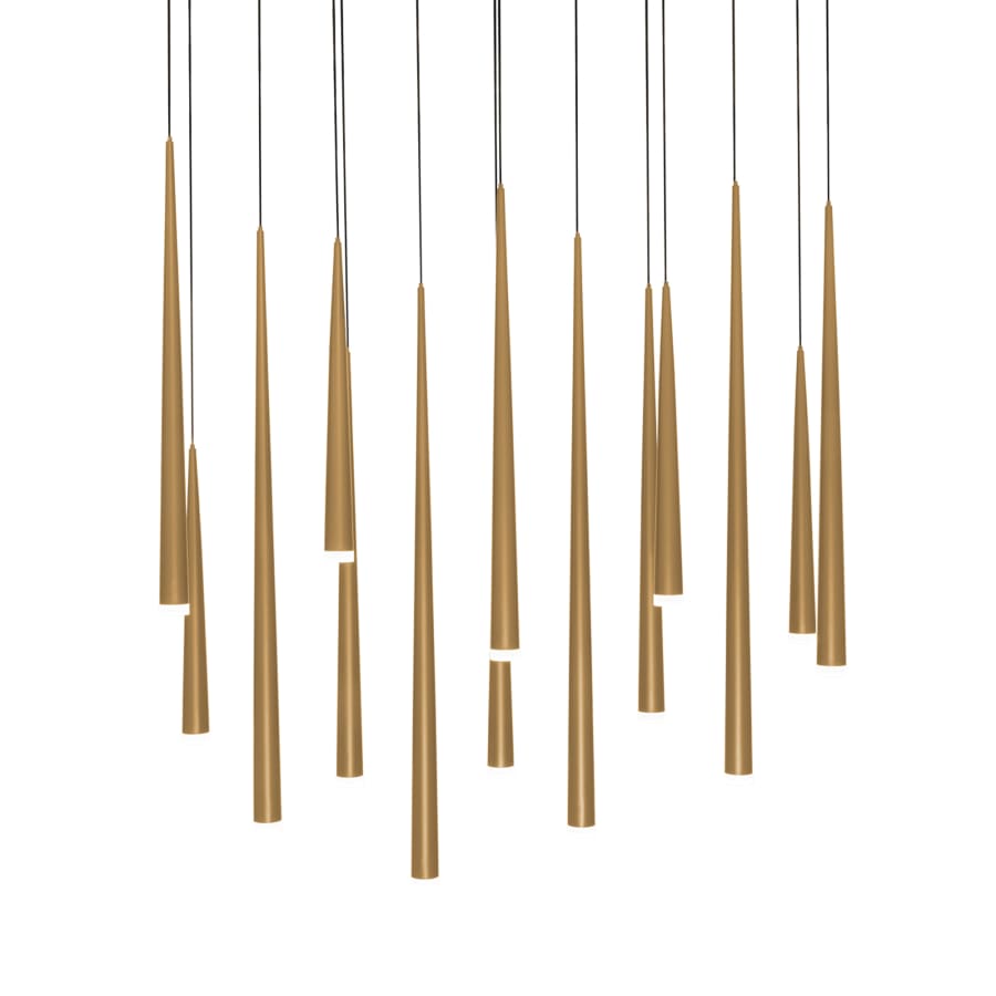 Modern Forms Cascade 14 Light 10" Wide LED Suspension Multi Light Pendant