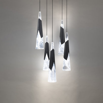 Modern Forms Kilt 5 Light 17" Wide LED Suspension Multi Light Pendant