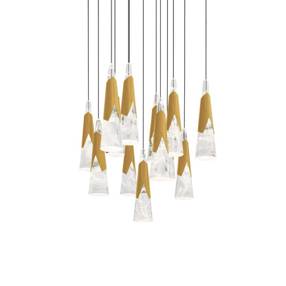Modern Forms Kilt 13 Light 20" Wide LED Suspension Multi Light Pendant