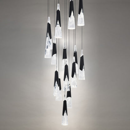 Modern Forms Kilt 15 Light 23" Wide LED Suspension Multi Light Pendant