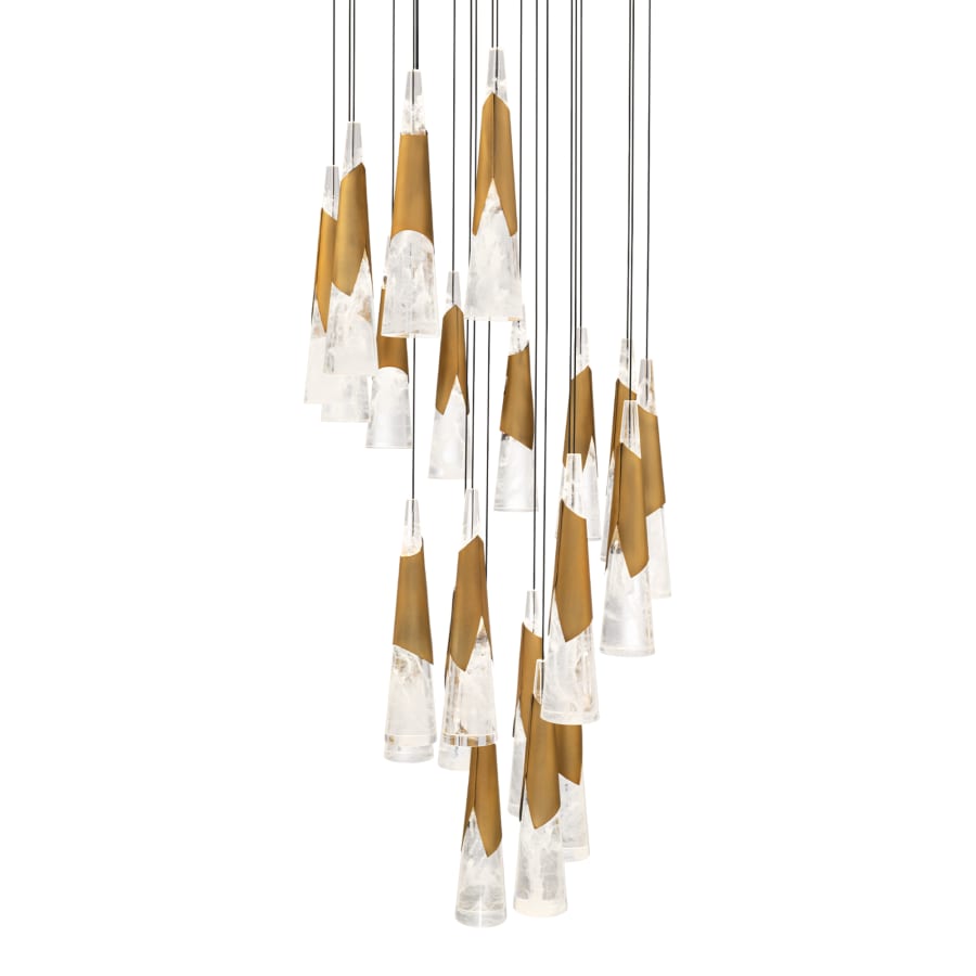 Modern Forms Kilt 21 Light 26" Wide LED Suspension Multi Light Pendant