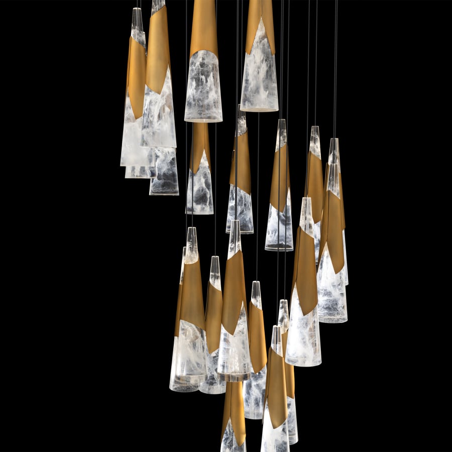 Modern Forms Kilt 21 Light 26" Wide LED Suspension Multi Light Pendant