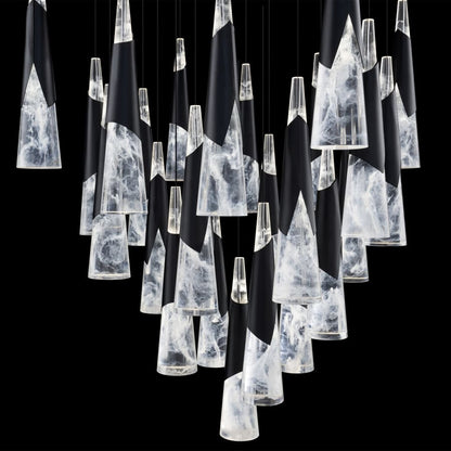 Modern Forms Kilt 25 Light 28" Wide LED Suspension Multi Light Pendant
