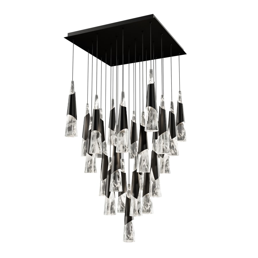 Modern Forms Kilt 25 Light 28" Wide LED Suspension Multi Light Pendant