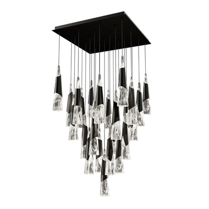 Modern Forms Kilt 25 Light 28" Wide LED Suspension Multi Light Pendant