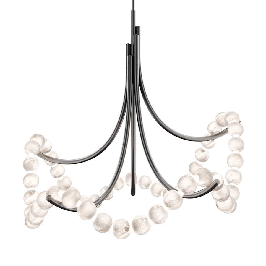Modern Forms Parel 37" Wide LED Abstract Chandelier with Spanish Alabaster Orbs