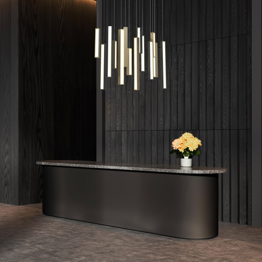 Modern Forms Chaos 23 Light 12" Wide LED Suspension Linear Pendant
