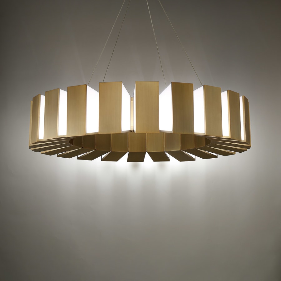 Modern Forms Chronos 22 Light 50" Wide LED Suspension Pendant
