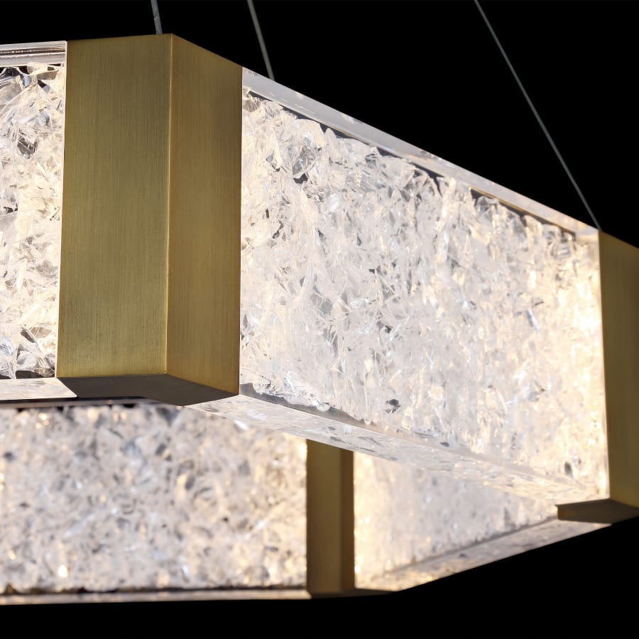 Modern Forms Forever 34" Wide LED Suspended Drum Chandelier with K5 Crystal Shades