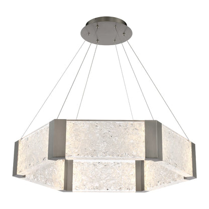 Modern Forms Forever 34" Wide LED Suspended Drum Chandelier with K5 Crystal Shades