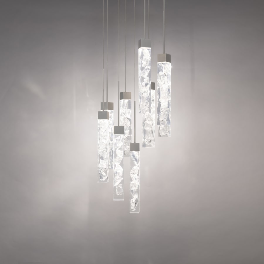 Modern Forms Minx 9 Light 17" Wide LED Crystal Multi Light Pendant