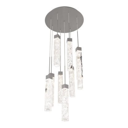 Modern Forms Minx 9 Light 17" Wide LED Crystal Multi Light Pendant