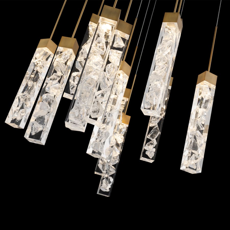 Modern Forms Minx 13 Light 20" Wide LED Crystal Multi Light Pendant
