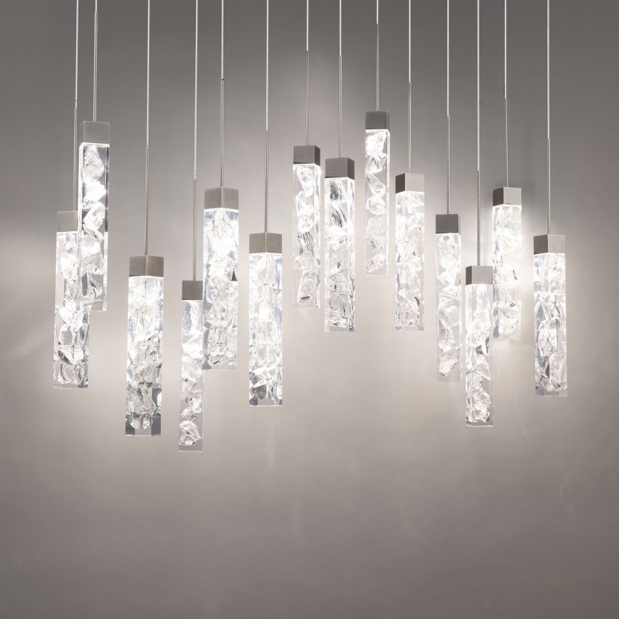 Modern Forms Minx 14 Light 10" Wide LED Crystal Multi Light Pendant