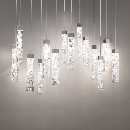 Modern Forms Minx 14 Light 10" Wide LED Crystal Multi Light Pendant