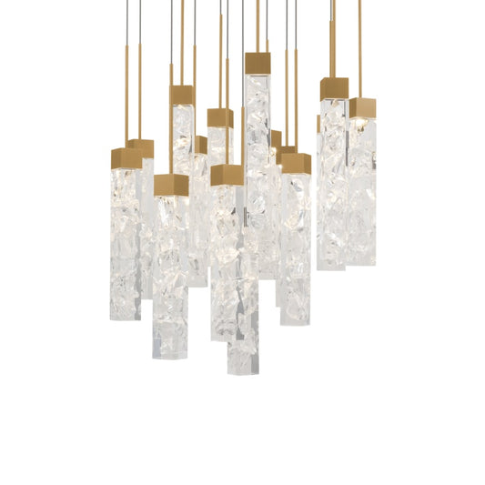 Modern Forms Minx 15 Light 23" Wide LED Crystal Multi Light Pendant
