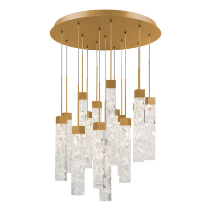 Modern Forms Minx 15 Light 23" Wide LED Crystal Multi Light Pendant