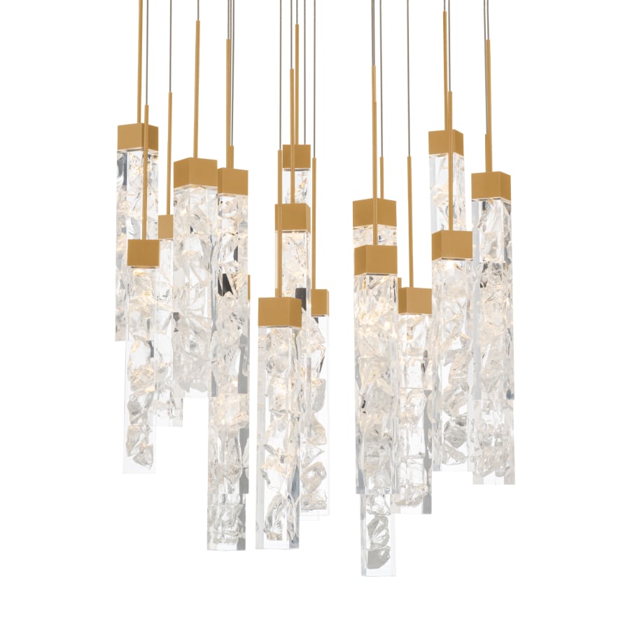 Modern Forms Minx 21 Light 26" Wide LED Crystal Multi Light Pendant