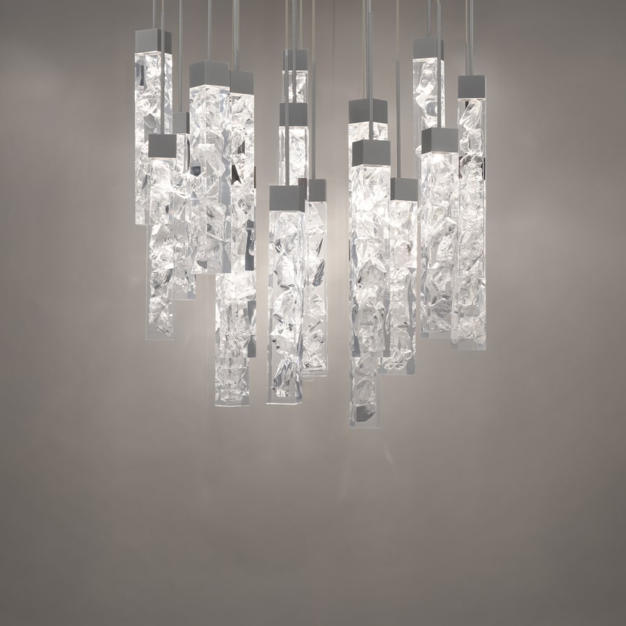 Modern Forms Minx 21 Light 26" Wide LED Crystal Multi Light Pendant