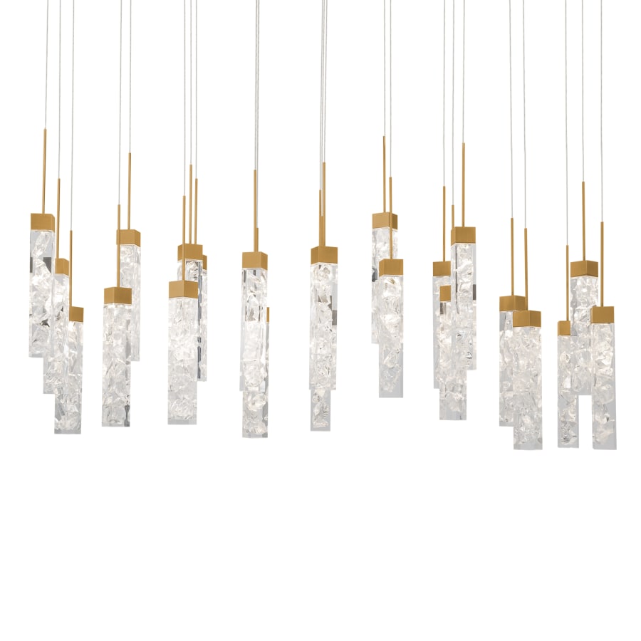 Modern Forms Minx 23 Light 12" Wide LED Crystal Multi Light Pendant