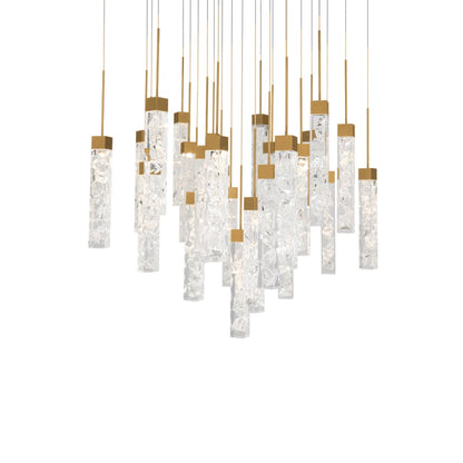 Modern Forms Minx 25 Light 28" Wide LED Crystal Multi Light Pendant