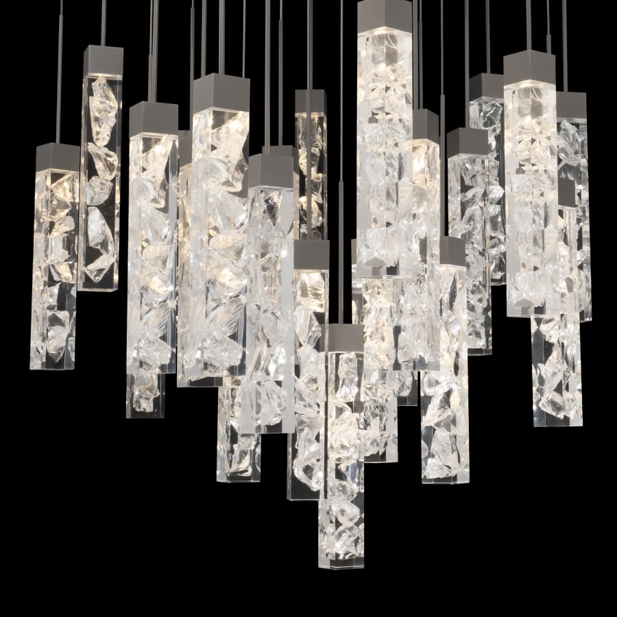 Modern Forms Minx 25 Light 28" Wide LED Crystal Multi Light Pendant