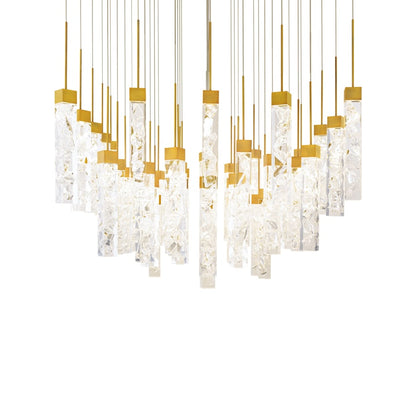 Modern Forms Minx 41 Light 36" Wide LED Crystal Multi Light Pendant