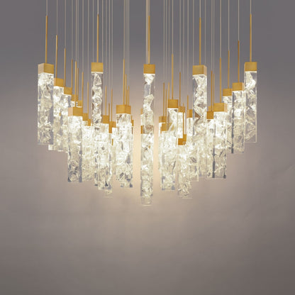 Modern Forms Minx 41 Light 36" Wide LED Crystal Multi Light Pendant