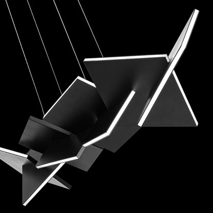 Modern Forms Konstrukt 8 Light 48" Wide LED Linear Chandelier