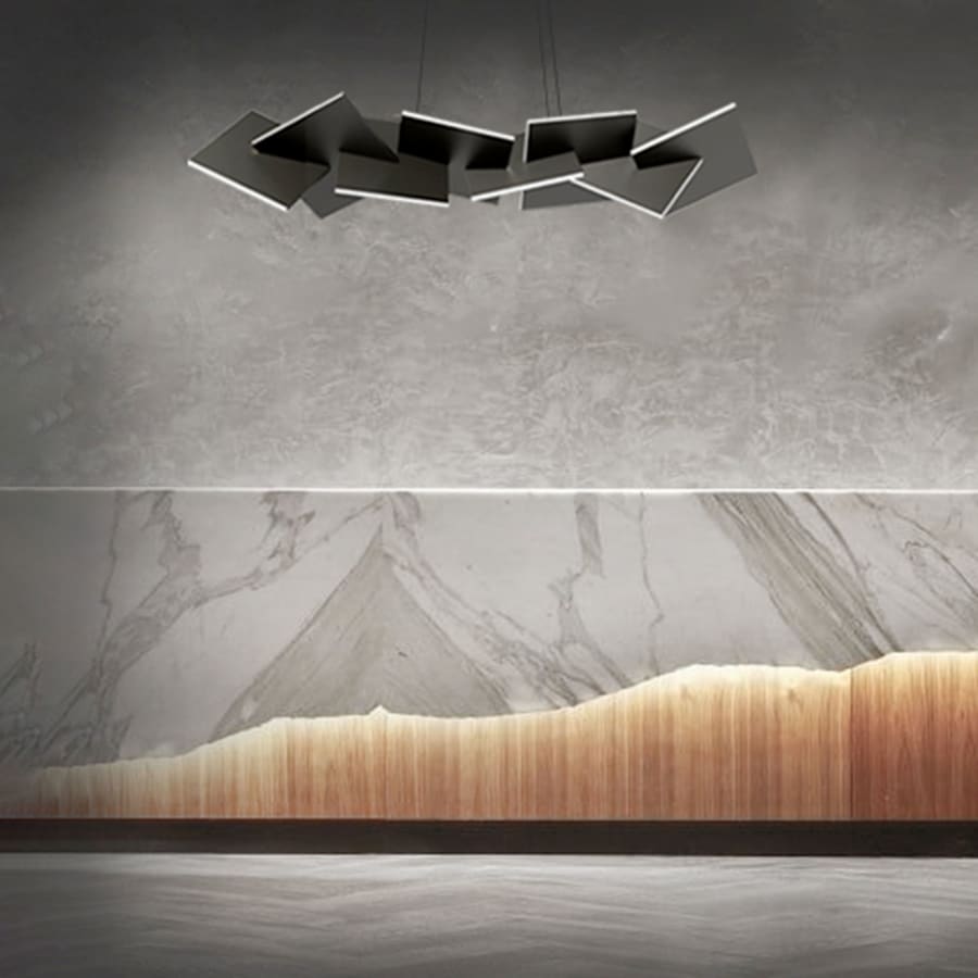 Modern Forms Konstrukt 8 Light 48" Wide LED Linear Chandelier