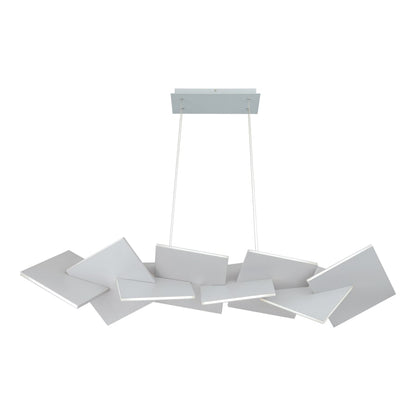 Modern Forms Konstrukt 8 Light 48" Wide LED Linear Chandelier