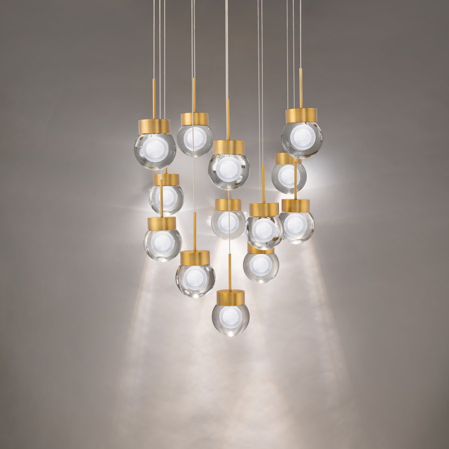Modern Forms Double Bubble 13 Light 20" Wide LED Suspension Multi Light Pendant