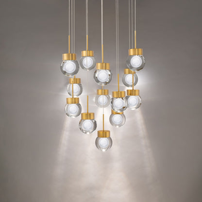Modern Forms Double Bubble 13 Light 20" Wide LED Suspension Multi Light Pendant