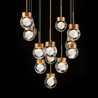 Modern Forms Double Bubble 13 Light 20" Wide LED Suspension Multi Light Pendant